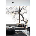 Emibig Emibig lampe suspendue Billund boule ambre 14 cm avec hauteur réglable 1x E14 - Idéale pour créer une atmosphère chaleureuse
