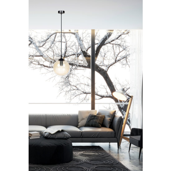 Emibig Emibig Billund Bernsteinkugel 14 cm Hängeleuchte mit verstellbarer Höhe 1x E14 - Ideal für eine gemütliche Atmosphäre