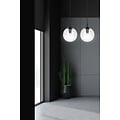 Emibig Emibig Billund black hanging lamp double with transparent bulb 14 cm for lamp E14 - Ideal for stylish lighting in your home