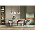 Emibig Emibig Billund elegant black hanging lamp triple with transparent bulb 14 cm for lamp E14 - Ideal for creating a cozy atmosphere