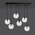 Emibig Emibig Glostrup falling balls for dining table transparent 14 cm with E14 lamps - Create a cozy atmosphere in your dining area