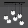 Emibig Emibig Glostrup falling balls for dining table transparent 14 cm with E14 lamps - Create a cozy atmosphere in your dining area