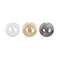 Lampe suspendue Glostrup large noire à 6 lampes avec verre de couleur ambre pour lampes E14