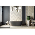 Tampere special black and gold ceiling lamp with curved arms and 4x E14 in a white sphere