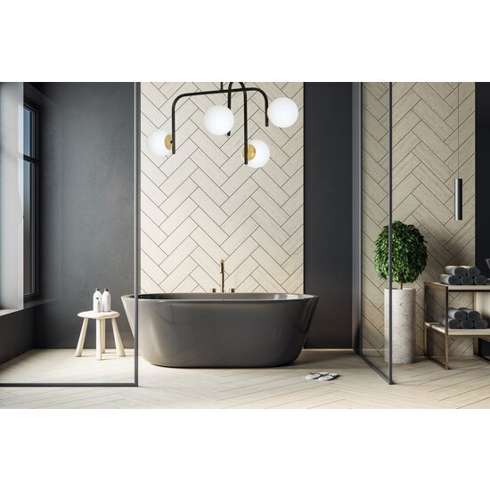 Tampere special black and gold ceiling lamp with curved arms and 4x E14 in a white sphere