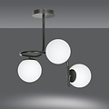 Emibig Emibig Helsingfors ceiling lighting black with 3 white bulbs for E14 - Ideal lighting for modern interiors