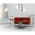 Helsingfors curved black ceiling lamp with 2 white glass bulbs E14