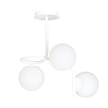 Emibig Emibig Helsinki plafondverlichting wit met 3 witte bollen voor E14 - Perfecte verlichting voor elke ruimte