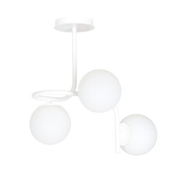 Emibig Helsinki ceiling lighting white with 3 white bulbs for E14