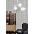 Helsinki ceiling lighting white with 3 white bulbs for E14