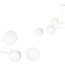 Emibig Emibig Lámpara colgante de diseño blanco Lemvig con vidrio blanco 6 lámparas E14 - Ideal para un toque moderno en tu hogar