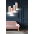 Rebild large round pendant lamp with 4 rose tubes 4x E27