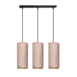 Emibig Rebild 3 cilindros lámpara colgante mediana rosé 3x E27