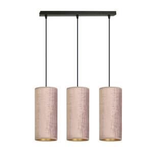 Rebild 3 cylinders medium hanging lamp rosé 3x E27