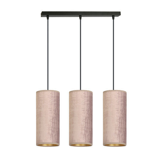 Emibig Emibig Rebild 3 cylindres lampe suspendue moyenne rosé 3x E27 - Idéale pour un éclairage élégant dans n'importe quelle pièce