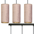 Rebild 3 Zylinder mittlere Hängelampe Rosé 3x E27
