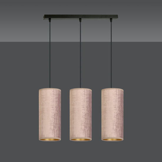 Rebild 3 cylinders medium hanging lamp rosé 3x E27