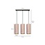 Emibig Emibig Rebild 3 cilinders medium hanglamp rosé 3x E27 - Perfect voor sfeervolle verlichting in elke ruimte