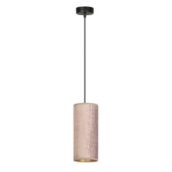Emibig Rebild zacht roze enkele cilinder hanglamp E27