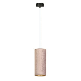 Rebild zacht roze enkele cilinder hanglamp E27