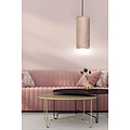 Rebild soft pink single cylinder hanging lamp E27
