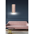 Rebild soft pink single cylinder hanging lamp E27