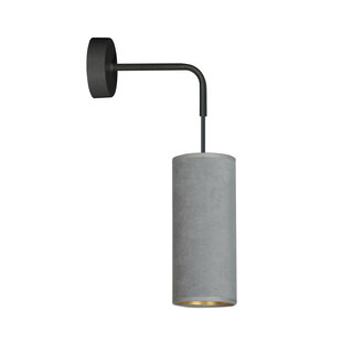 Nordfyn gray wall lamp 1x E27 design finished