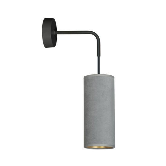 Nordfyn grijze wandlamp 1x E27 design afgewerkt