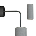 Nordfyn graue Wandleuchte 1x E27 Design fertig