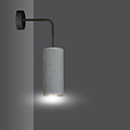 Nordfyn gray wall lamp 1x E27 design finished