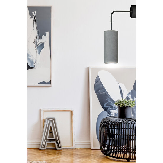 Applique grise Nordfyn 1x E27 design fini