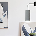 Nordfyn gray wall lamp 1x E27 design finished
