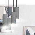 Emibig Emibig Nordfyn large round pendant lamp with 4 gray tubes 4x E27 - Ideal for creating a warm atmosphere in any space