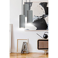 Emibig Emibig Nordfyn round pendant lamp with 3 gray modern tubes 3x E27 - Ideal for stylish kitchen lighting