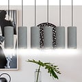 Emibig Emibig Nordfyn 6 tubes XXL lampe suspendue grise 6x E27 - Illuminez votre espace avec style