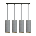 Emibig Emibig Nordfyn 4 cylindres grande lampe suspendue grise 4x E27 - Éclairage idéal pour les espaces modernes