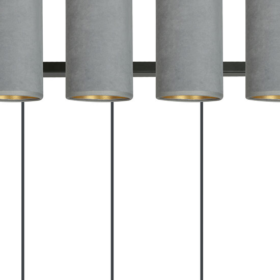 Emibig Emibig Nordfyn 4 cilinders grote hanglamp grijs  4x E27 - Perfecte verlichting voor elke ruimte