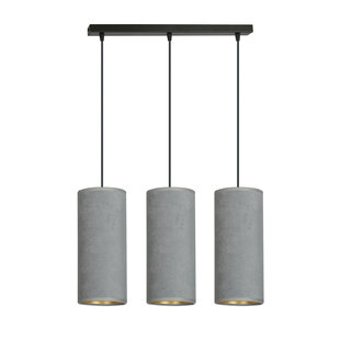 Emibig Nordfyn 3 cylinders medium hanging lamp gray 3x E27