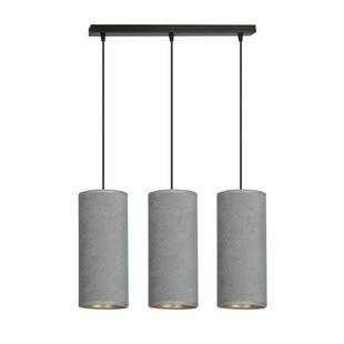 Nordfyn 3 cylindres suspension moyenne gris 3x E27