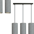 Nordfyn 3 cilinders medium hanglamp grijs 3x E27