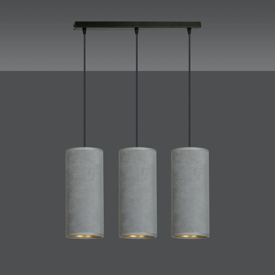 Nordfyn 3 cilinders medium hanglamp grijs 3x E27