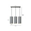 Emibig Emibig Nordfyn 3 cylinders medium hanging lamp gray 3x E27 - Perfect lighting for any space