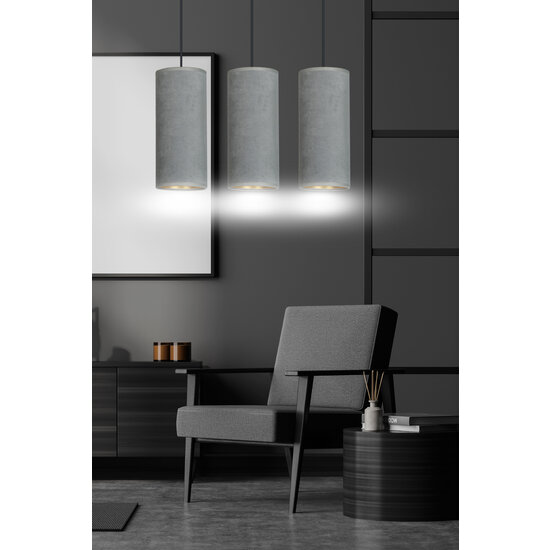 Nordfyn 3 cilinders medium hanglamp grijs 3x E27