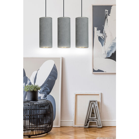 Nordfyn 3 cilinders medium hanglamp grijs 3x E27