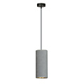 Nordfyn soft gray single cylinder hanging lamp E27