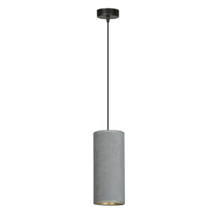 Nordfyn soft gray single cylinder hanging lamp E27