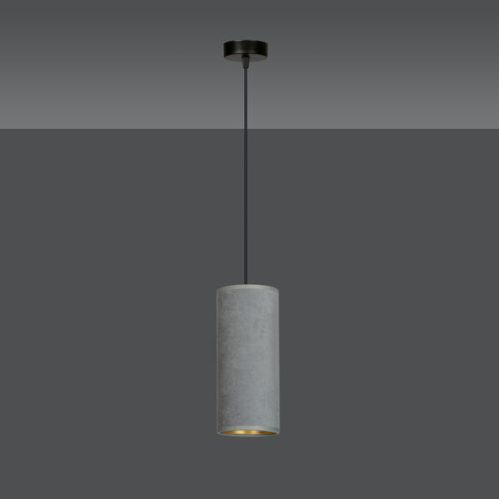 Nordfyn soft gray single cylinder hanging lamp E27