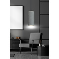 Emibig Emibig Nordfyn lampe suspendue à cylindre unique gris doux E27 - Idéale pour embellir votre espace de vie