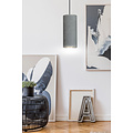 Nordfyn soft gray single cylinder hanging lamp E27