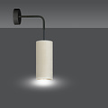 Nyborg white wall lamp 1x E27 design finished